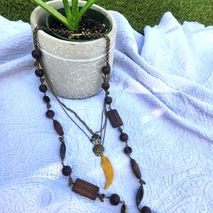 Lucky Brand layered necklace